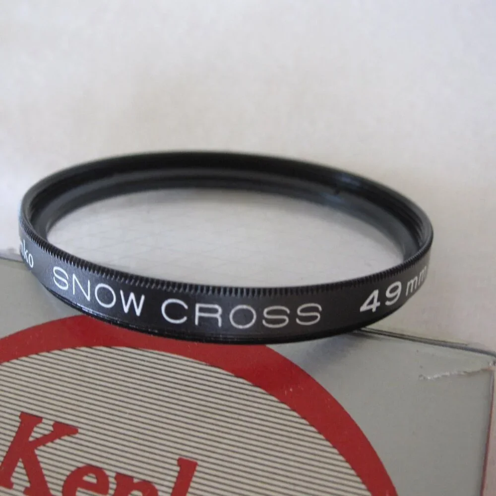 Kenko Camera Lens Filter: Snow Cross 49.0s - in orig. box